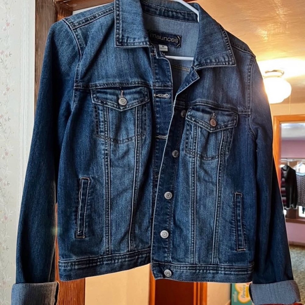 Maurices Dark Blue Jean Jacket